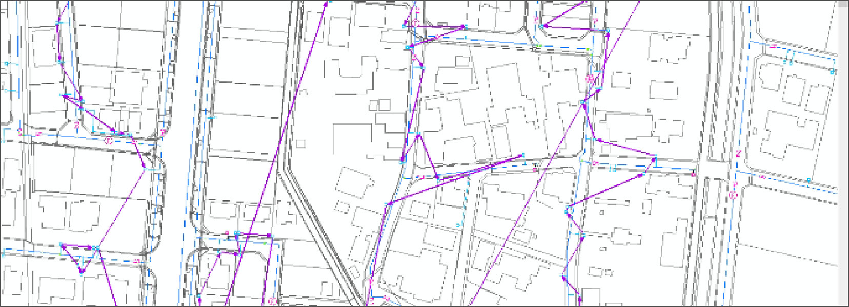 検針順路の図