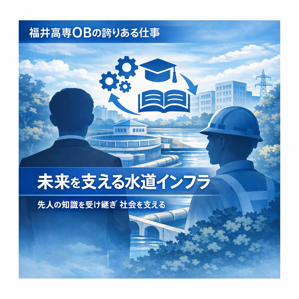 福井高専OB飛坂技師が企業紹介冊子に寄稿しました